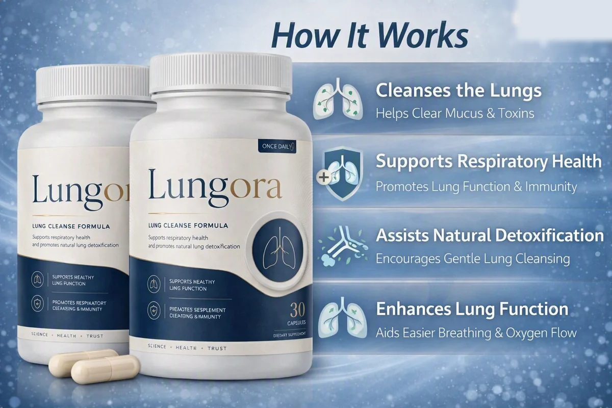 How Lungora works infographic